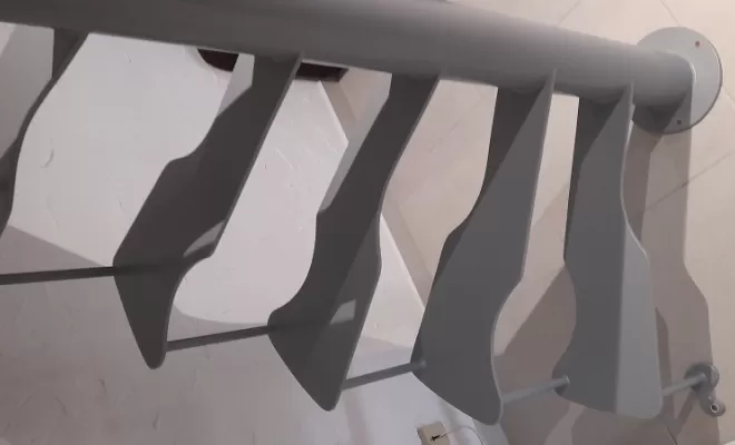 Fabrication et pose d'un escalier colimaçon , Les Arcs, Inertie Concept